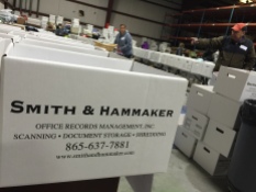 Boxes donated by Smith & Hammaker Inc.